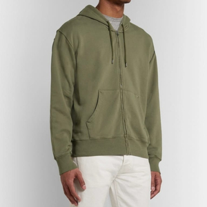 Nueva llegada 2025 de los hombres de peso pesado de gran tamaño de algodón liso estilo de la calle sudaderas con capucha de hombro de gota personalizado sudaderas con capucha para hombres - Product Image 5