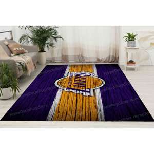 Dynamic <b>Basketball</b> Rug, Los Angeles Lakers Rug, Custom Housewarming Office Sport <b>Gift</b>,Goblen Rug - Product Image 3