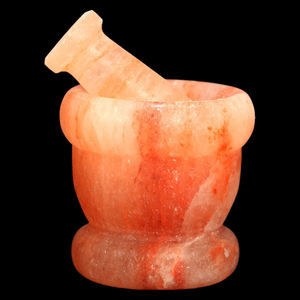 2024 nouveau solide sel de l'Himalaya à base de plantes mortier pilon maison cuisine moulin à épices artisanat naturel produit herbe épices outils - Product Image 4