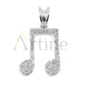 Collar Colgante en Plata Negra con Coordenadas Grabadas - Product Image 1