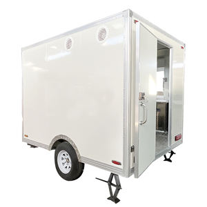 Cuisine mobile construite sur commande de remorque résistante de nourriture pour l'approvisionnement global d'emballage d'exportation en gros de restauration de rue - Product Image 1