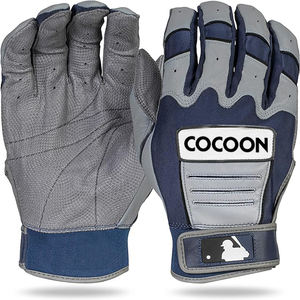 Guantes de Bateo de Béisbol de Cuero Vacuno con Logotipo Personalizado, Suministro Directo de Fábrica, Guantes de Bateo de Softbol Listos para el Juego con Agarre Mejorado - Product Image 1