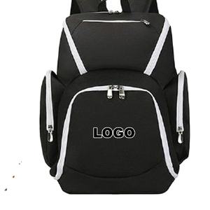 Sac à dos de sport de luxe durable pour équipe de baseball, football, école et voyage, en polyester/nylon, capacité 20-35L, BB-0018B - Product Image 2