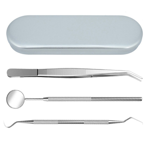 ชุดอุปกรณ์ตกแต่งช่องปากและฟันแบบแมนนวลทำจากสเตนเลสชุดแบบ3ชิ้น - Product Image 5