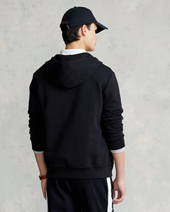 Premium black zip hoodie and jogger set for men featuring comfort style and versatile everyday by Marfa International - Product Image 2
