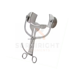 Retractor manual Balfour con mango de lazo y hoja ancha de acero inoxidable, certificado CE, venta al por mayor por Surgiright Instruments - Product Image 3