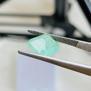 Esmeralda Natural de Zambia, Gema con Corte Esmeralda, Buena Calidad, Lustre y Bonito Color Verde, Pulido Perfecto para Cualquier Joyería - Product Image 5