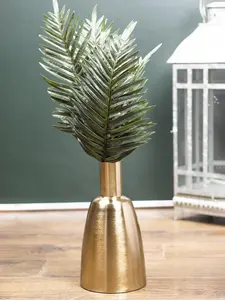 Florero de metal de calidad superior con acabado antiguo para decoración de sala de estar y jardín a bajo precio - Product Image 2