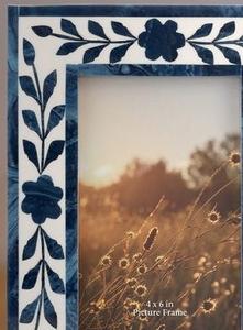 High on Demand Handmade Bone Inlay Photo <b>Frame</b> with Vintage Rajasthani Design Customizable Color & Logo for Wall Table Display - Product Image 2