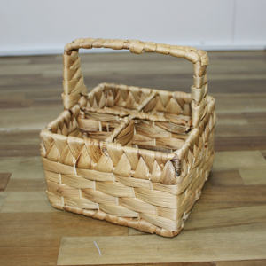 Estante de vino de jacinto de agua tejido a mano Artex Dong Thap - Product Image 3