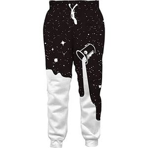 Pantalones Deportivos Casuales de Lona Ligera de Cintura Alta para Hombre, Sublimados, Cómodos, Transpirables, de Secado Rápido, con Cordón Ajustable - Product Image 1