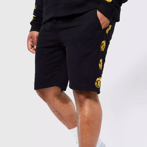 <b>Men's</b> 100% Cotton Quick Dry Gym Fitness <b>Shorts</b> Optimal Sports Training Jogging <b>Cycling</b>-Solid Colors with OEM Service Available - Product Image 3