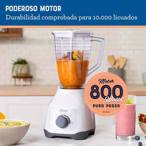 Oster KALIMAN Mod BLSTKAP-WRD-013 miscelatore resistente 2 velocità manopola tazza di plastica UK spina per la lavorazione degli alimenti di frantumazione del ghiaccio di riscaldamento - Product Image 5