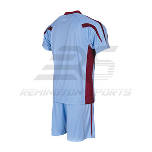 Camiseta de fútbol de secado rápido transpirable de manga corta de alta calidad uniforme de fútbol uniformes de fútbol - Product Image 5