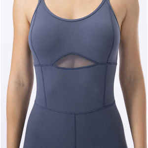 Ensemble de yoga pour femmes fabriqué au Pakistan motif solide et confortable avec fermeture à la taille élastique respirante vente en ligne avec des prix bon marché - Product Image 5