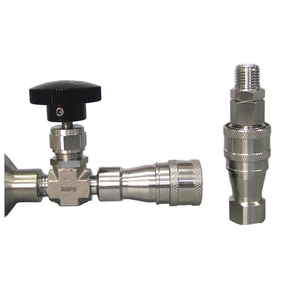 <span class=keywords><strong>Hitek</strong></span> 304 15Mpa สแตนเลสตัวเชื่อมต่อแบบกดดึงเร็ว M14 * 1.5 1/4NPT ที่มีแกนความดันหลักเรือส่วนประกอบผลผลิตสูง - Product Image 3