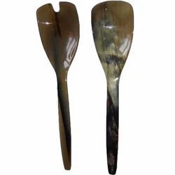 ช้อนฮอร์นแท้สำหรับใช้ในครัวบ้านและร้านอาหารชามสไตล์สัตว์ - Product Image 4