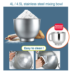 4L 5L bánh Bánh Bột Máy xay sinh tố bột nhà bếp điện hỗ trợ ptisseries mixeur nướng Robot đứng máy trộn thực phẩm - Product Image 4