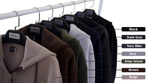 Ropa deportiva de marca personalizable para hombre, jersey con capucha y cremallera, diseño sólido de secado rápido, bolsillo de tela tejida, temporada de otoño de Turquía - Product Image 5