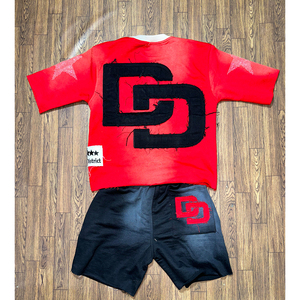 Hot Sale New Arrival Summer Short Sleeve T Shirts Shorts <b>Twin</b> <b>Set</b> Breathable Cotton Fabric Men <b>Twin</b> <b>Set</b> In Cheap Price - Product Image 2