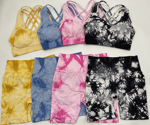 Ensembles de yoga décontractés pour femmes avec logo personnalisé imprimé, respirants, vêtements de sport compressés, soutiens-gorge de sport - Product Image 1