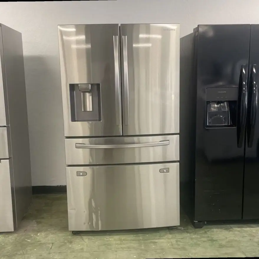 Alta qualità 23 cu. ft. Profondità 4 porte frigorifero francese con cassetto FlexZone(TM) in acciaio inossidabile