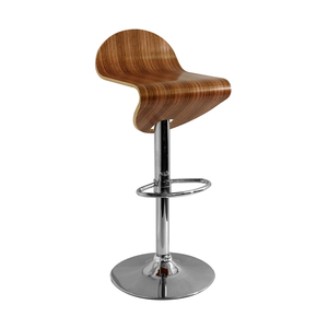 Latest Design Modern Eco-Friendly Stainless Steel Adjustable Bar <b>Stool</b> Wooden Comfort Seating for Commercial Use Hotels - Product Image 3