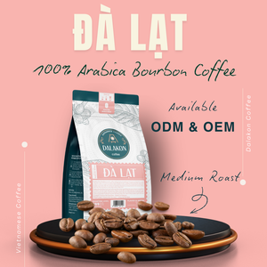 กาแฟอาราบิก้าคั่วบด 0.25 กก. บรรจุถุง ขายส่ง คุณภาพสูง คั่วระดับกลาง ดาลาคอน ดาลัต คาเฟอีนพรีเมียม เครื่องดื่มรสชาติอร่อย - Product Image 1