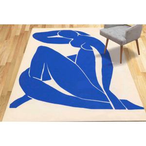 Colorful <b>Rug</b>, Large <b>Rug</b>, <b>Car</b> Mat, Gift For Her, Henri Matisse Blue Nude <b>Rug</b>,With Pile Soft <b>Rug</b> - Product Image 1