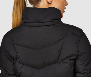 New Style Winter Casual Wear Women <b>Puffer</b> <b>Jacket</b> <b>Cropped</b> Coat Plus Size Breathable Quick Dry Cotton Custom DTF Printed logo - Product Image 4