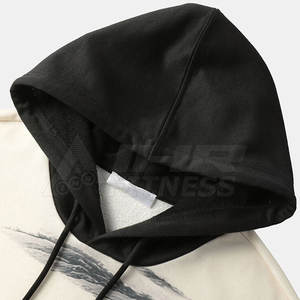 OEM invierno cálido hombres sudaderas con capucha 100% algodón con cuello con capucha patrón sólido último diseño hecho en Pakistán al por mayor - Product Image 3