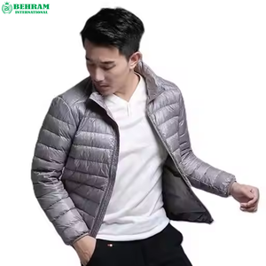 Behram International Custom Men Winter Puffer Jacket Fashionable Stand Collar Thickened <b>Fluffy</b> Wool Heated Breathable Windproof - Product Image 4