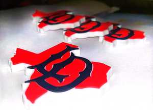 Baseball and American Football Helmet Bumpers Rubber PVC with 3D adhesive <b>tape</b> backing - Product Image 3