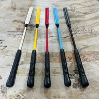 Fouets de course pour chevaux 100 % fibre, durables, fabriqués en Inde, 66 cm, et haltères de haute qualité pour sports équestres, ensemble combiné offert en 3 pièces