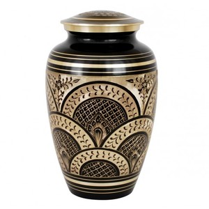 2025 Luxuries Design Funeral Cremation Urn Standard Quality Metal Memorial <b>Ashes</b> <b>Keepsake</b> Urn for Pet and Love Ones - Product Image 4