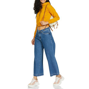 Sudadera con capucha de manga larga con logotipo personalizado de alta calidad para mujer, sudaderas con capucha informales de algodón transpirable para mujer, OEM transpirable - Product Image 1