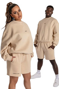 2025 Original Logo coton Tech polaire hommes survêtement 2 pièces épaissir matériel hommes sweat et pantalons de survêtement pour l'automne respirant - Product Image 2