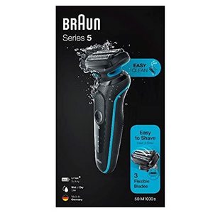 เครื่องโกนหนวดไฟฟ้าขนาดเล็กสีดำมิ้นท์กรีน รุ่น My Store ใบมีดคู่สามใบ  กันน้ำ IPX7  แหล่งพลังงาน USB ภาษาเยอรมัน น้ำหนัก 2000 กรัม - Product Image 4