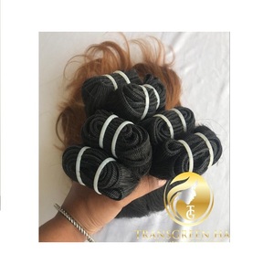 La mejor calidad superior 12 "Ombre ondulado al por mayor de paquetes de templo indio crudo directo de la máquina de la India extensión de cabello humano de trama Doble - Product Image 1
