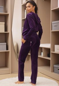 Survêtement de sport de style côtelé personnalisable pour femmes, vêtements de jogging en velours coupe ajustée, nouveauté, hiver, décontracté, taille XL - Product Image 4