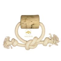 Jouet à mâcher pour chien en bois de café naturel JAVA Hoang Linh SG +84 797 415 298, corde à tirer, nettoyage des dents, haute durabilité