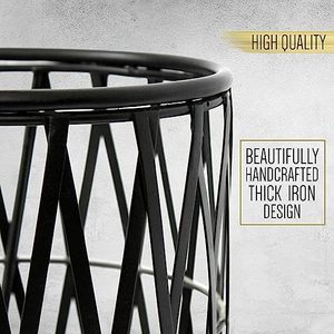 Porte-parapluie en métal de haute qualité pour la décoration intérieure dans un support de parapluie en métal de style élégant pour les parapluies de stockage - Product Image 4