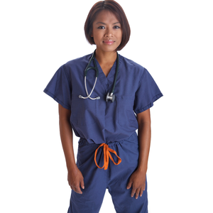 Top gommages médicaux Personnaliser la conception Ensembles d'allaitement uniformes respirants et doux pour hommes et femmes de l'usine d'uniformes Sao Mai FMF - Product Image 1