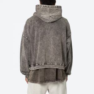 Sudadera con Capucha de Contraste, Felpa Gruesa, Bordada, Estilo Urbano, 100% Algodón, MOQ Bajo, Ropa de Moda, Descuento por Volumen, Diseño Gráfico - Product Image 6