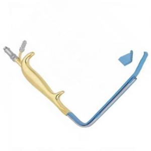 Retractor de Fibra Óptica Tebbetts, Dientes de Acero Inoxidable, 18.5 cm, Aislado, Reutilizable, Herramienta Quirúrgica de Alta Calidad para una Precisión - Product Image 5