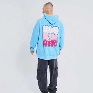 Sweat-shirt à capuche en coton unisexe avec fermeture éclair Vente en gros 3D surdimensionné personnalisé pour sweat à capuche imprimé bouffant Sweatshirts à capuche pour hommes - Product Image 4