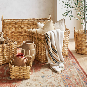 Bandeja de Mimbre Pintada a Mano para la Escuela y el Hogar, Artesanía de Mimbre, Regreso a Clases - Product Image 4