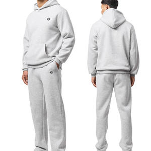 Ensemble de survêtements streetwear personnalisés pour hommes et femmes, vente en gros, sweat-shirt et pantalon de jogging, OEM ODM, fabricant de vêtements de sport, USA - Product Image 1