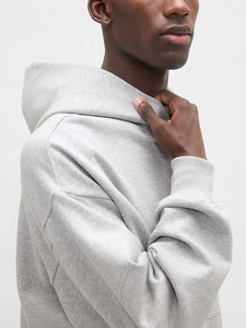 <b>Trendy</b> Gray <b>Hoodie</b> with Versatile Appeal Urban Streetwear Essential Comfort Meets Style Perfect for a Chic Everyday Look - Product Image 4
