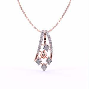 Ensemble de pendentifs en diamant contemporains fabriqués à la main et boucles d'oreilles Artisan Conçu pour toutes les occasions Look superbe garanti - Product Image 1